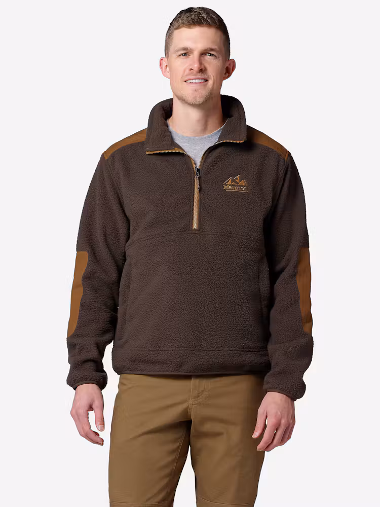 Men??s Wanderer High-Pile Fleece Quarter-Zip