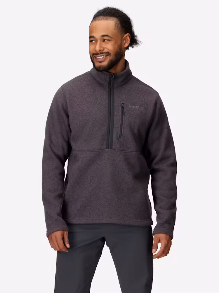Men's Drop Line Sweater Fleece Half-Zip