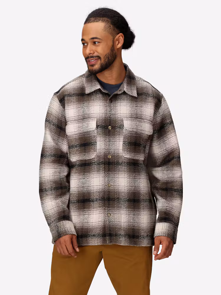 Men??s Open Weave Heavyweight Flannel Overshirt (Fall 2025)