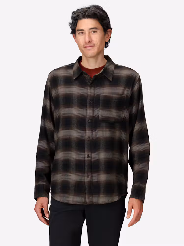 Men's Rush Creek Lightweight Flannel Long-Sleeve Shirt (Fall 2025)