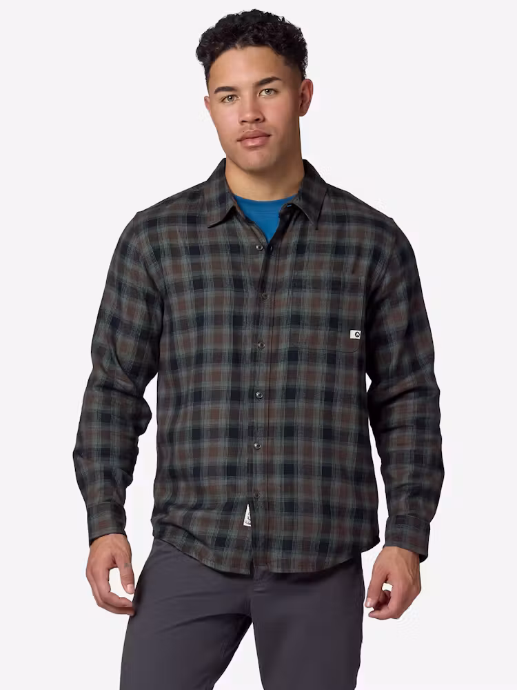 Men's Rush Creek Lightweight Flannel Long-Sleeve Shirt