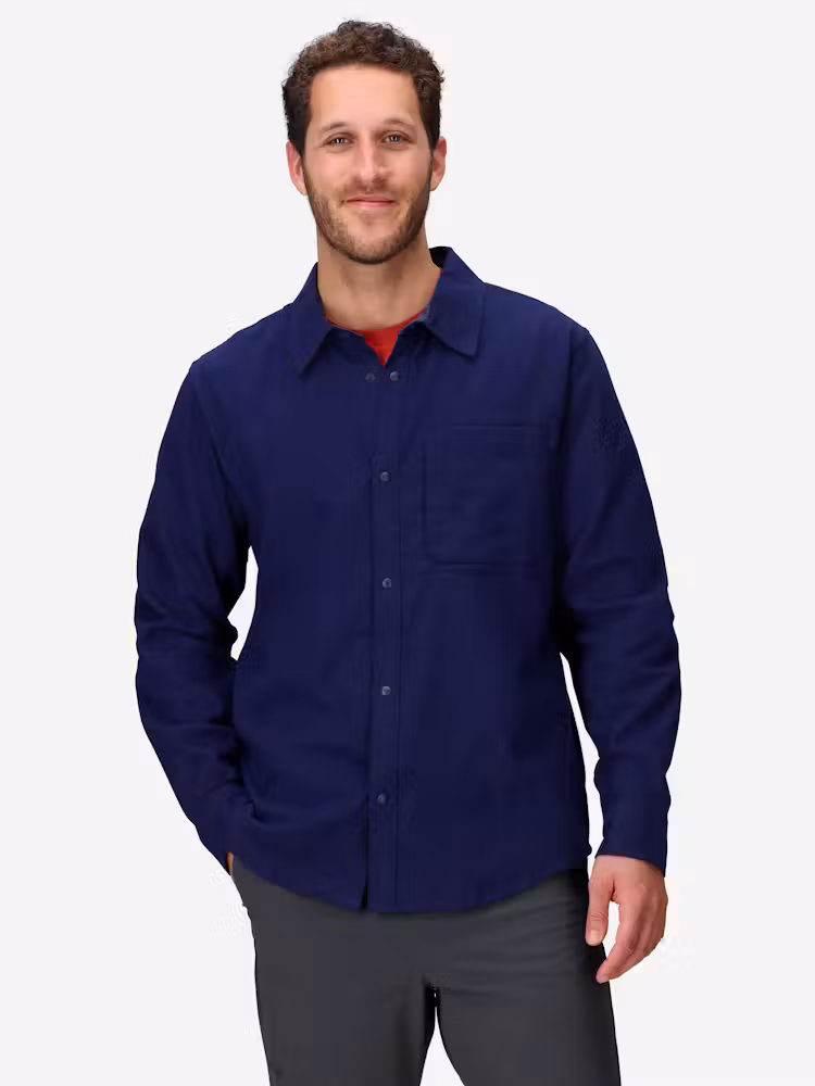 Men??s Stonepeak Lightweight Performance Long- Sleeve Flannel Shirt (Fall 2025)