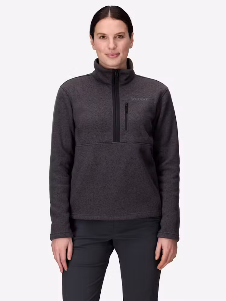 Women's Drop Line Sweater Fleece Half-Zip