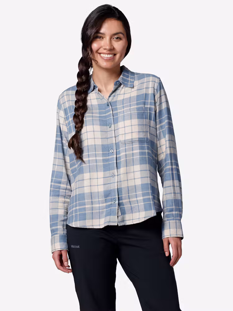 Women's Rush Creek Lightweight Flannel Long-Sleeve Shirt