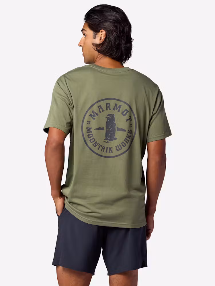 Men's Marmot Mountain Works Circle Critter Short-Sleeve T-Shirt (Spring 2026)